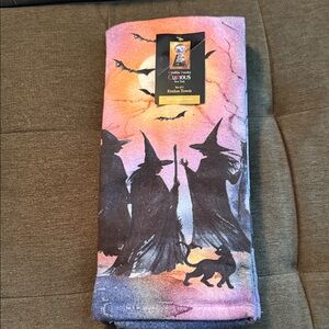 Cynthia Rowley Curious Organic Cotton Kitchen Towels-Witches